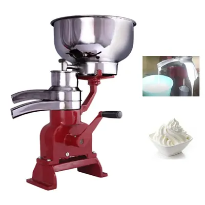 300 LPH Hand Operated Milk Cream Separator MS Bowl, 35 Litre Tank Capacity