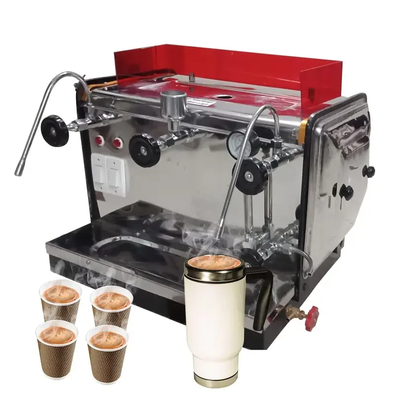 Commercial 24 Inch Electric and Gas Operated Indian Coffee Machine