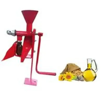 Economy Range Hand Operated Oil Expeller Machine, MS Body, 1 – 2 kg/hr Crushing Capacity, Mild Steel