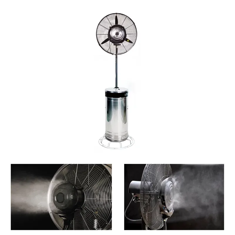 24 Inch Mist Fan With 80 Litre Tank Capacity, Stainless Steel Body