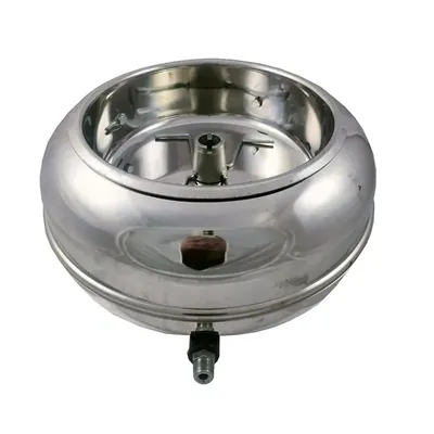 Gas Operated Kettle Handi Set for Indian Popcorn Machine (Size-Small), 10 x 10 x 7 Inch, Stainless Steel