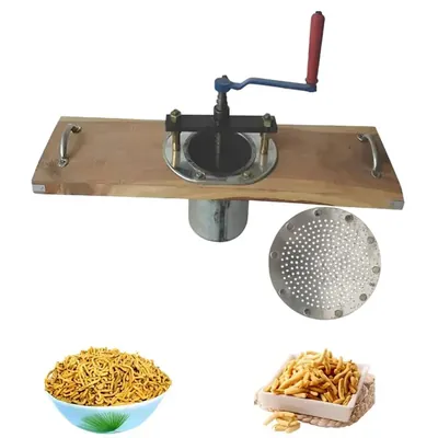 Commercial Hand Operated Sev Machine with 2 No. Jali