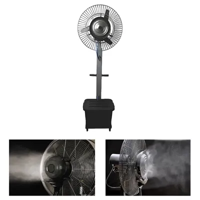 24 Inch Stainless Steel Mist Fan, 40 Litre Tank Capacity