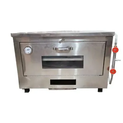 Heavy Duty 24 x 24 Inch Gas Operated Pizza Oven, 18 Pizzas at a time