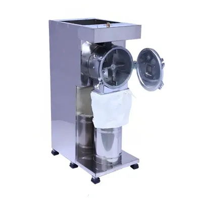 Semi-Automatic 2 in 1 SS Flour Mill/Pulverizer Machine/Masala Grinder Machine with 4 HP Motor, 15-20 kg/hr