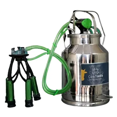 Cowtools 25 Litre Milking Bucket Set With Claw, Pulsator & Food Grade Liner