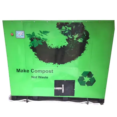 Heavy Duty Organic Waste Compost Machine with in built Shredder 50 kg-3000 kg per Day