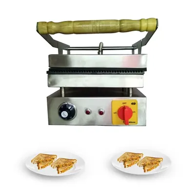 Heavy Duty Electric Sandwich Griller 4 Slices, 2500 W, SS Body