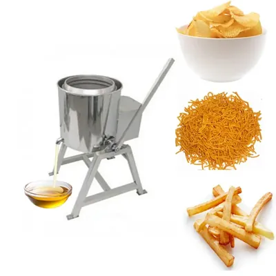 Heavy Duty 15 kg Stainless Steel Tilting Oil Dryer Machine, 1 HP Motor
