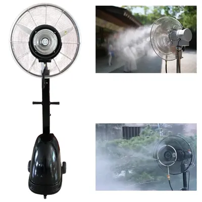 Commercial 26 Inch High Pressure Mist Fan with 60 L Water Tank