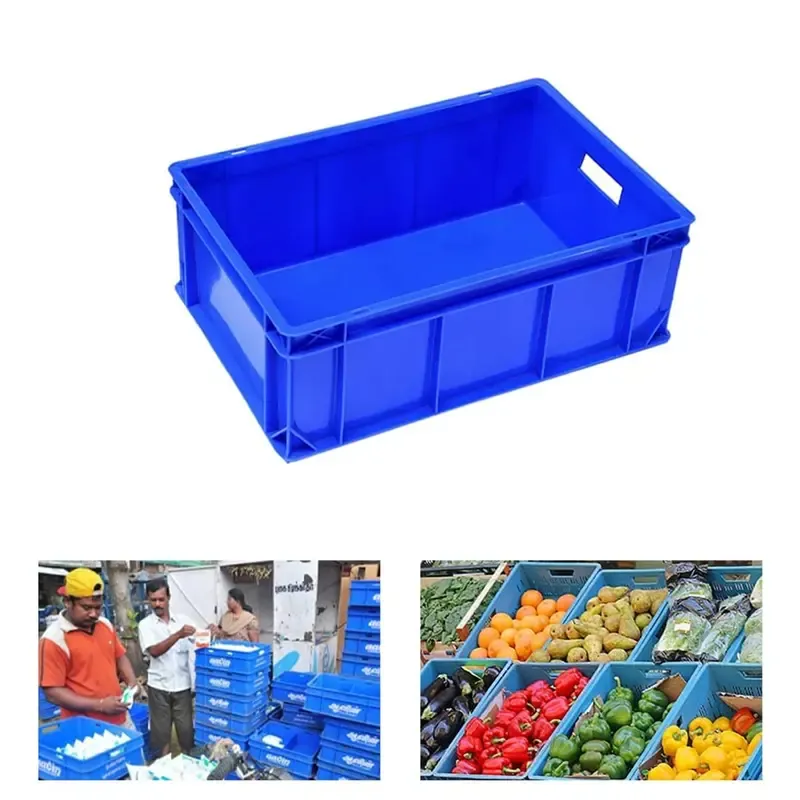 Aristo Pack of 6, 6 L, 300 x 200 x 150 mm Complete Closed Solid Plastic Crate, 32150 CC