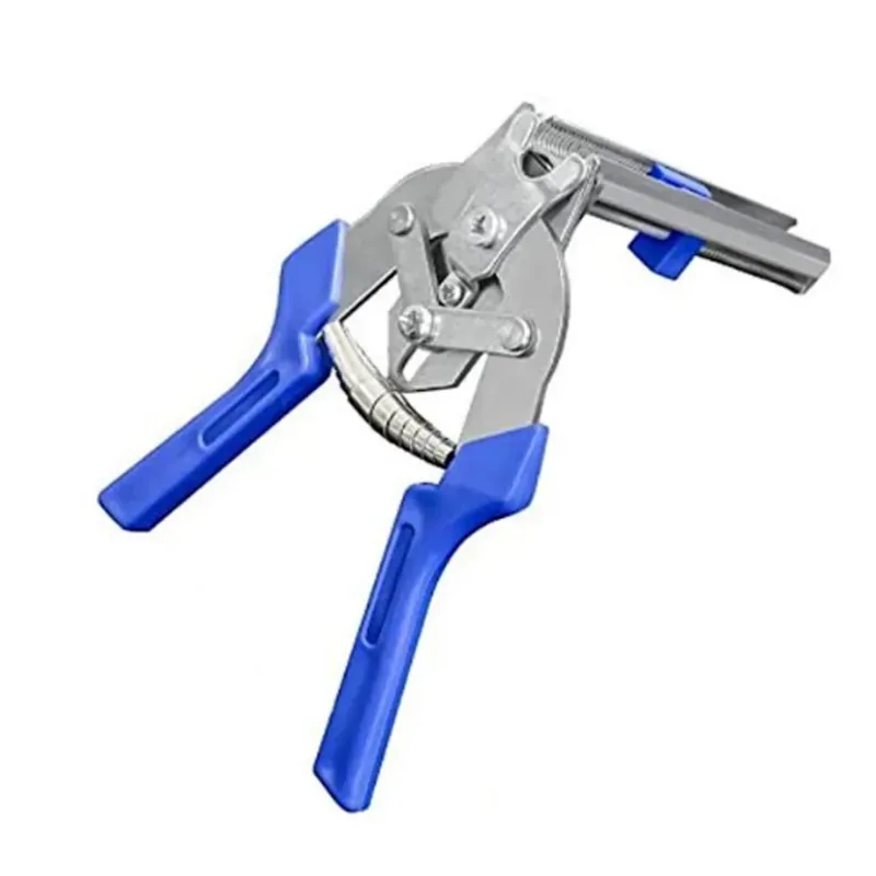 Heavy Duty Hog Ring Plier Tool with 600 m Clips Staples for Poultry, Pet, Chicken Cage and Wire Fencing Installation