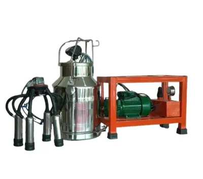 NANO Single Bucket (25 L) Milking Machine With 150 LPM Pump & 0.5 HP Motor