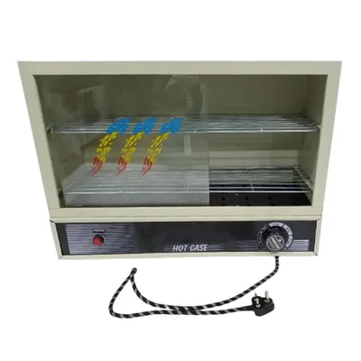 Commercial Hot Case Sliding Mild Steel Powder Coating Food Warmer Cabinet With 750 W