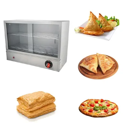 Commercial Hot Case Sliding Steel Food Warmer Cabinet 650 W