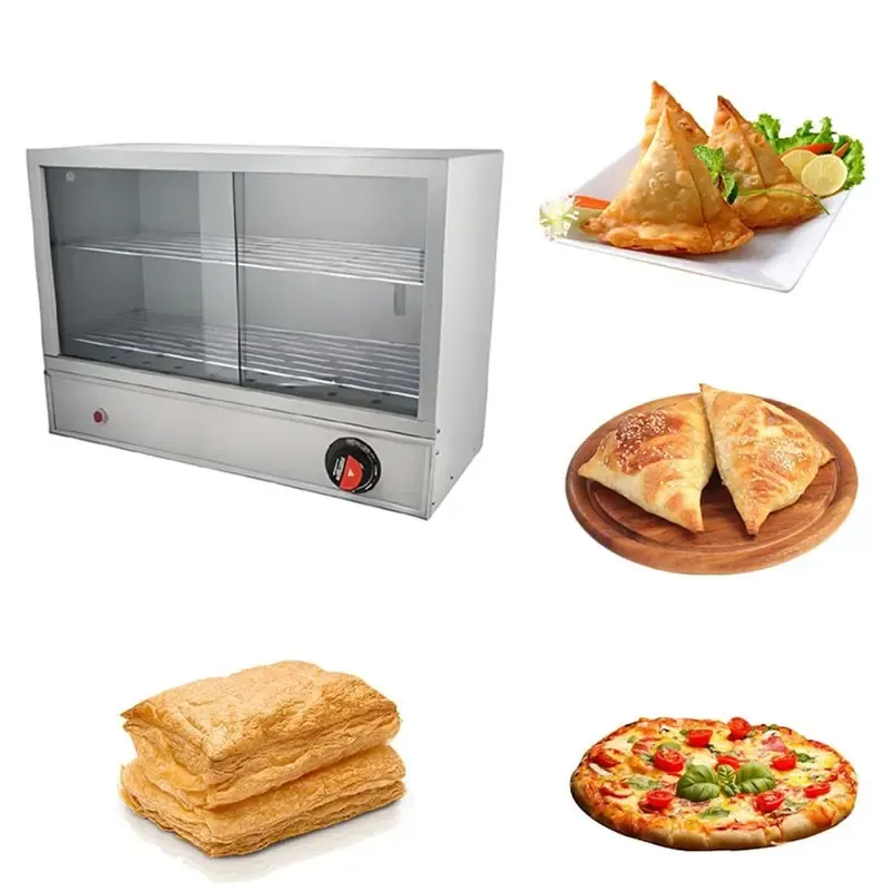 Commercial Hot Case Sliding Steel Food Warmer Cabinet 650 W