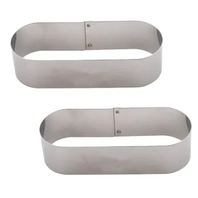 Aluminium 5 Inch Hot Dog Bun Ring, 2 Inch Deep for Hot Dog Bun (Pack-2 Pcs)