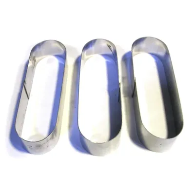 Alloy Steel Hot Dog Baking Rings (Pack-3)