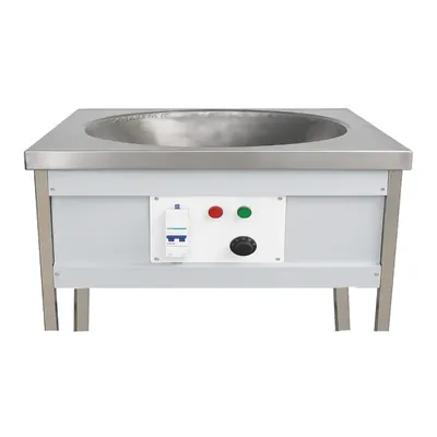 26 Inch Square Table Top Electric Kadhai, 6000 W with Safety Features (MCB/Auto-Cut Off)