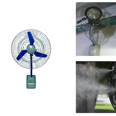 Heavy Duty 26 Inch Wall Mounted Water Mist Fan with 40 L Water Tank