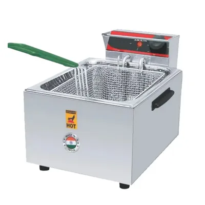 AKASA 8 L DF SGL 8 Litre Single Bucket Analog Electric Deep Fryer, 1800 W