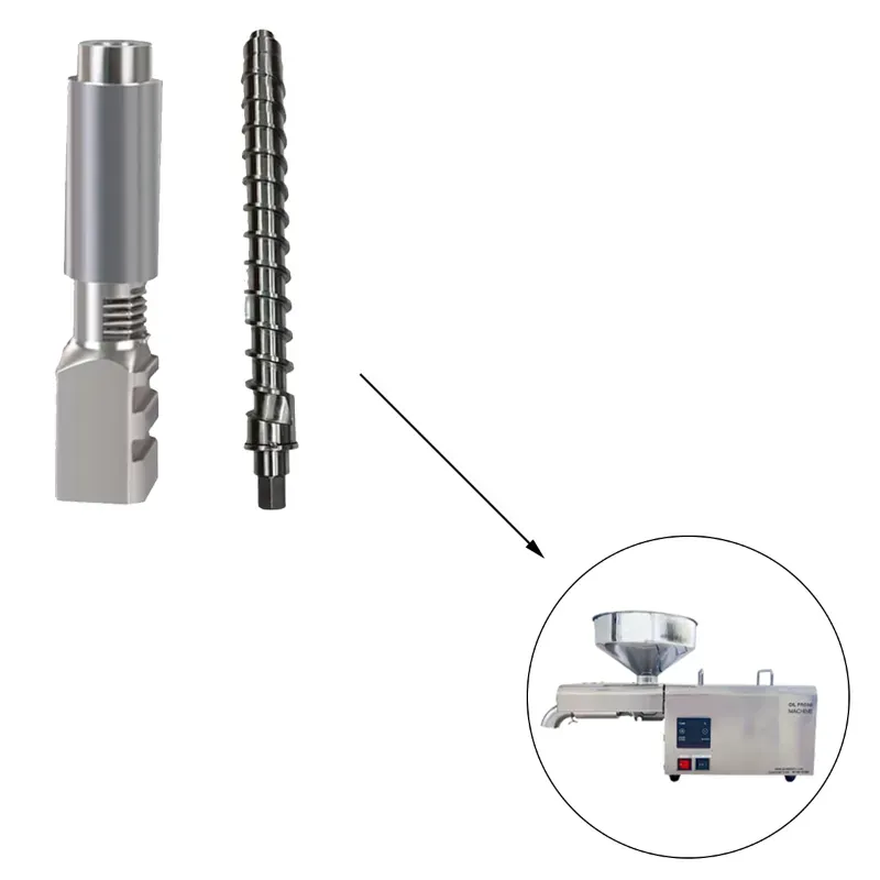 Squeeze Screw and Bar for Commercial Mini Multi Oil Seeds Press Machine 1200 W, 8 to 10 kg/hr