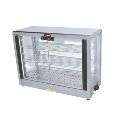 AKASA FW 1105 SS Electric Food Warmer with 3 SS Wire Grill, 800 W