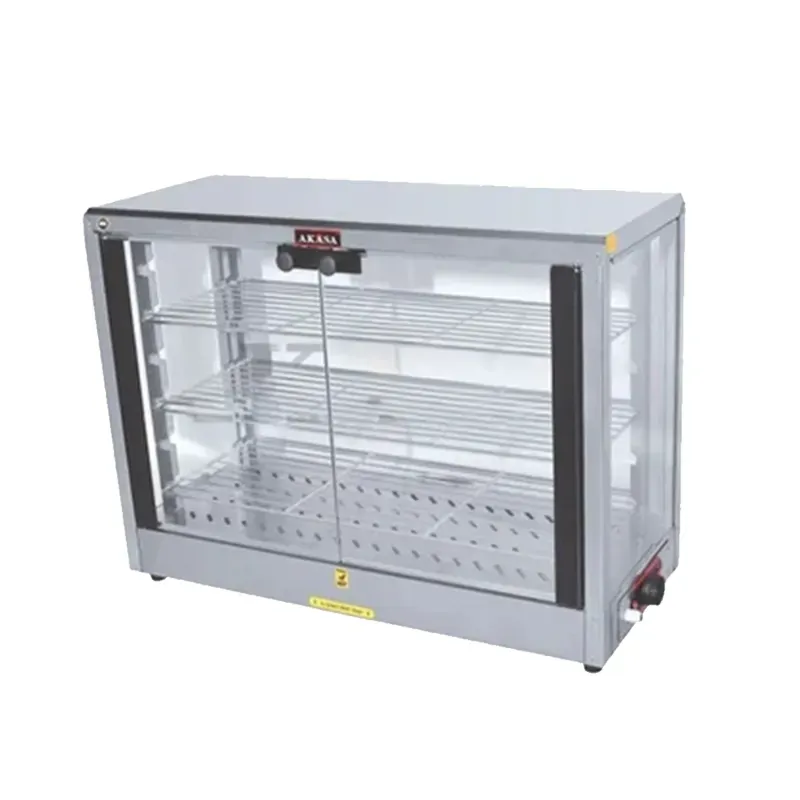 AKASA FW 1105 SS Electric Food Warmer with 3 SS Wire Grill, 800 W