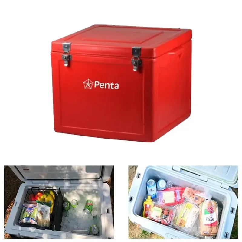 Penta 120 Litre Ice Box, 12 to 48 hrs Insulation Support for Picnic & Outdoor Usage