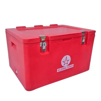 Global Star 100 Litre Insulated Chiller Ice-Box, Up to 24 hrs Insulation Support for Picnic and Outing