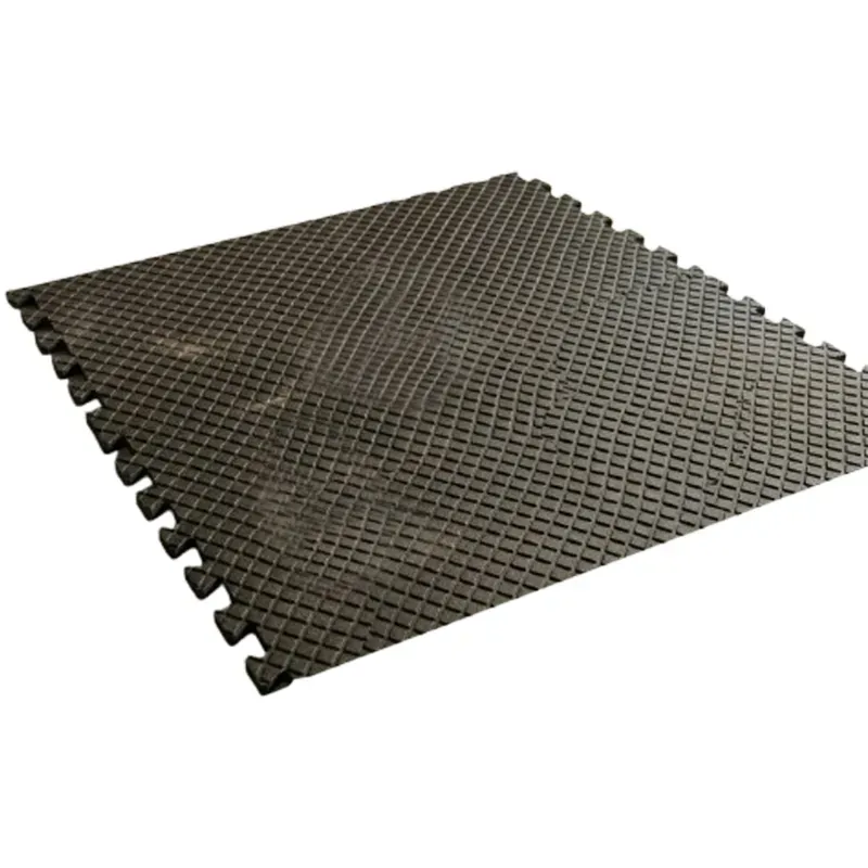 6.5 x 4 ft Interlocking Cow Mat for Livestock Animals, Non Slip and Anti Fatigue Comfort