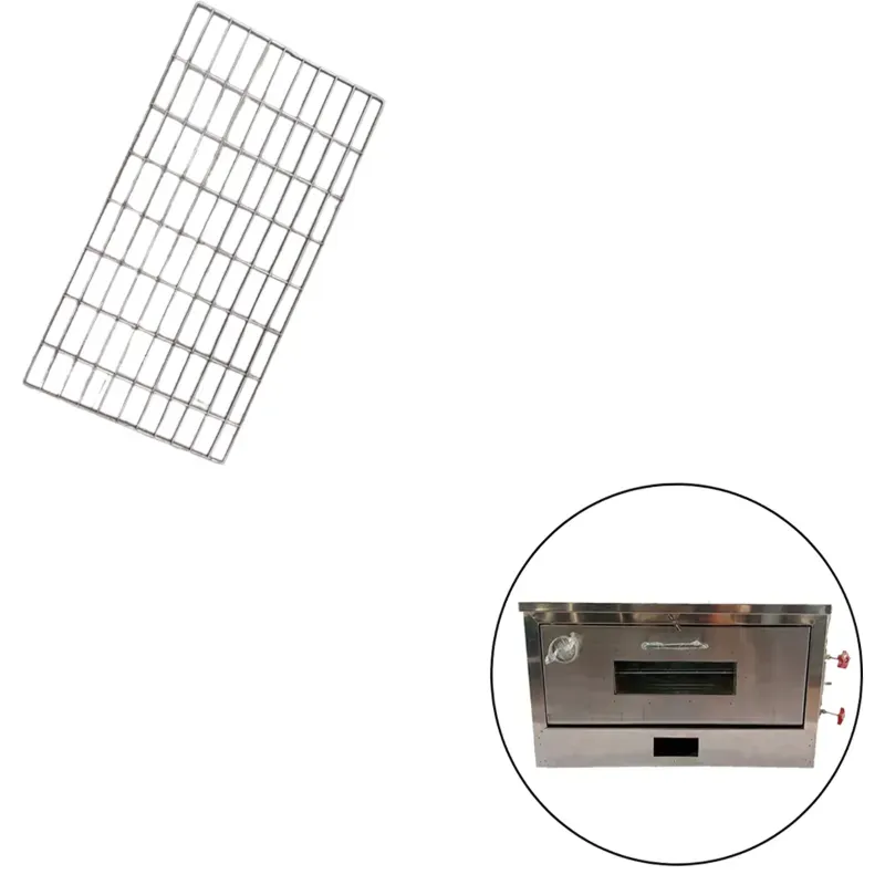 Iron Tray For Commercial 26 x 14 Inch(66.04 x 35.56 cm) Gas Pizza Oven with Stone Tray, 6 Pizza Capacity (Pack of 2)