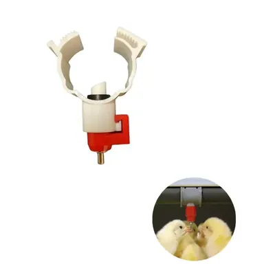 GKI POULTRY J Type Nipple With Saddle For Layer Poultry Farming (Pack Of 10)