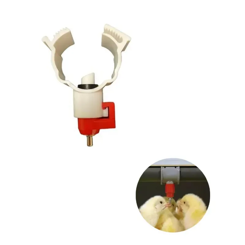 GKI POULTRY J Type Nipple With Saddle For Layer Poultry Farming (Pack Of 10)