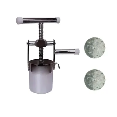Manual Namkeen Bhujia Machine 5 Inch, 50 kg/Hr with 1 No. Jali (2 Pcs)