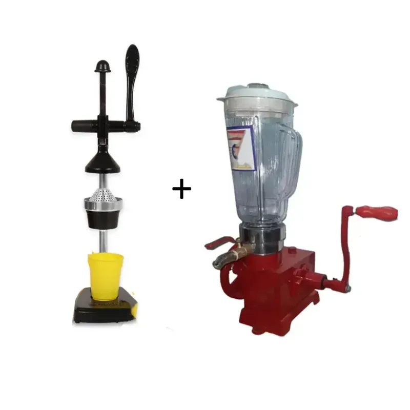 Combo of Hand Press Aluminum Citrus Juicer Machine with 2.5 Litre Mango Mixi Machine