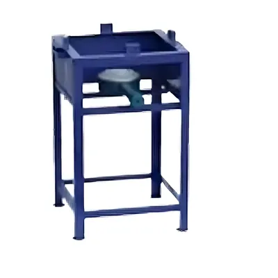 18 x 18 x 30 Inch Stand Type Gas Bhatti with Jumbo Bottom Burner, Mild Steel Body