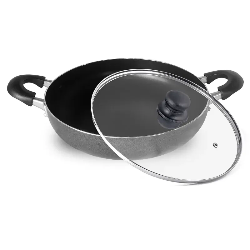 Skyline (Pack of 10) VTL-8300 Kadhai with Glass Lid (Induction Base)