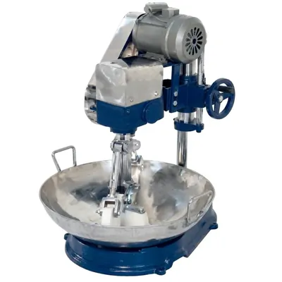 Megasun 1.5 H.P. Heavy Duty Kaju Musti Machine with 28 Inch S.S. Kadai