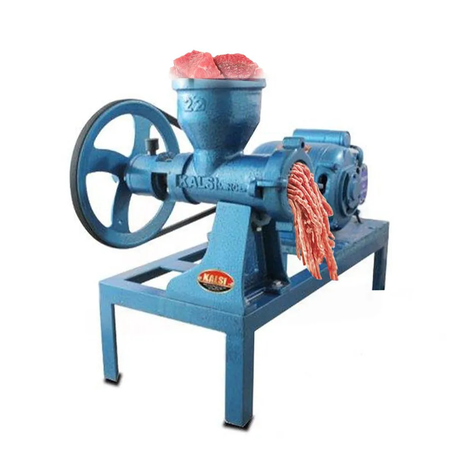Kalsi Power Meat Mincer Fitted on Frame No. 22 with 0.5 HP Motor