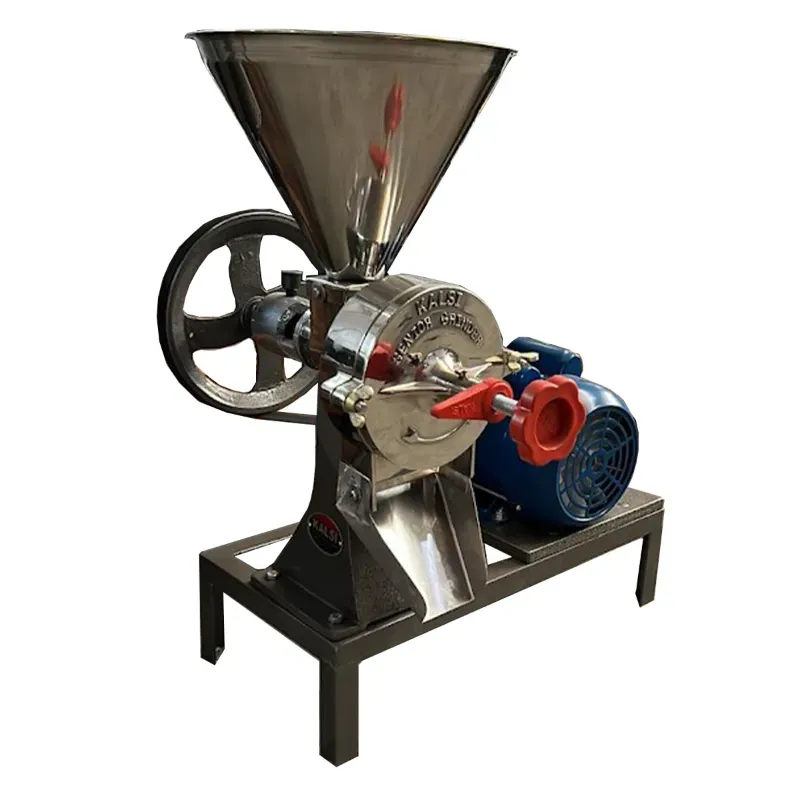 Kalsi Senior Grinder Fitted on SS Body with 1.5 HP Motor Dry & Wet Grinding Spices, Chilies, Corn, Pulses