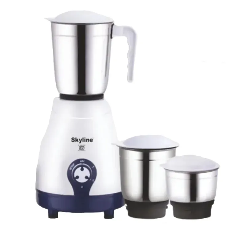 Skyline (Pack of 8) Stainless Steel 3 Jars Mixer Grinder, VTL-4400