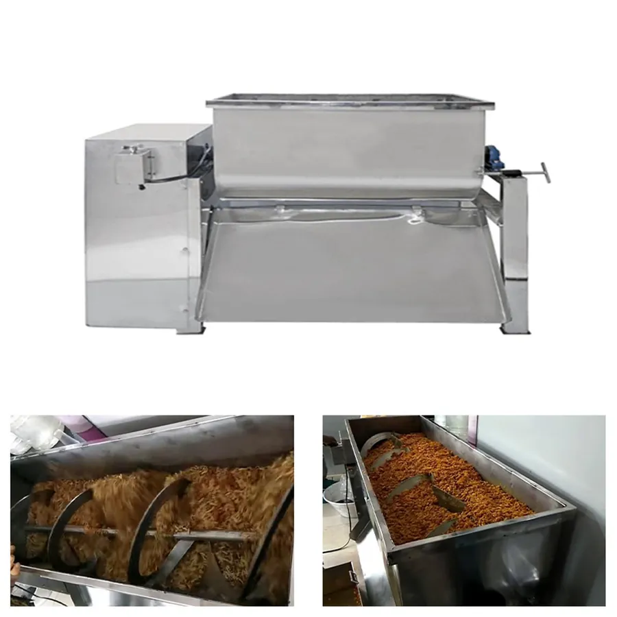 3 ft Drum Length Namkeen Masala Mixing Machine with 1.5 HP Motor