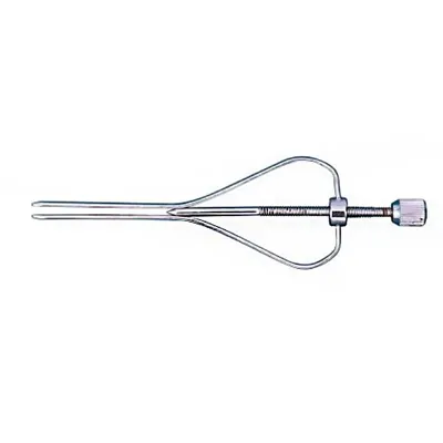 SS Teat Dilator with Screw Veterinary Surgical Instrument For Treating Injured or Blocked Teats in Livestock