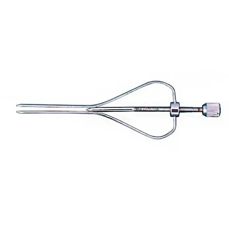 SS Teat Dilator with Screw Veterinary Surgical Instrument For Treating Injured or Blocked Teats in Livestock