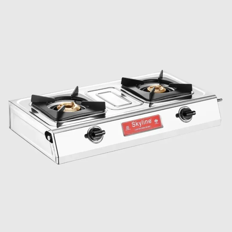 Skyline VTL-2112 Dual Burner SS Gas Stove