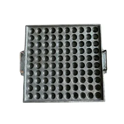 aarogyam 100 Pits Cast Iron Paniyaram Appam Cooking Pan 1.97 Inch Pit Diameter