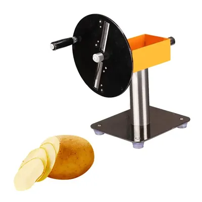 MS Body Hand Operated Potato 2 Blades Wafer Machine