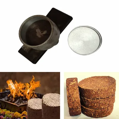 3 Inch Inch Designer Cow Dung Diya Making Mold with Clutch (Type-Diya No.5)