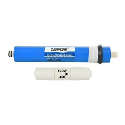 ZENPURE Water Purifier Maintenance Service Kit RO Membrane + Flow Restrictor Combo, Spare for All RO Water Purifier